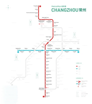 Changzhou Metro Map