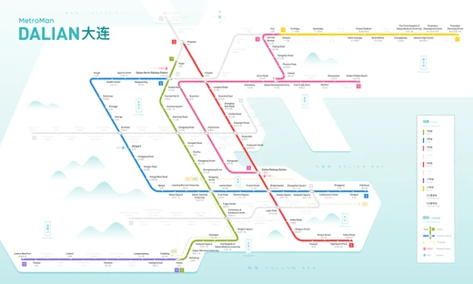 Dalian Metro Map