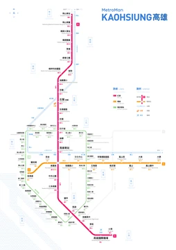 高雄地鐵路綫圖