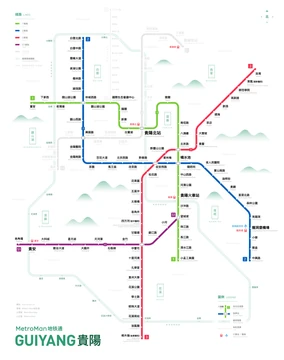 貴陽地鐵路綫圖