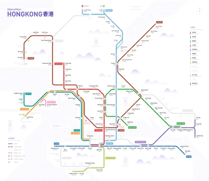 Hong Kong Metro Map