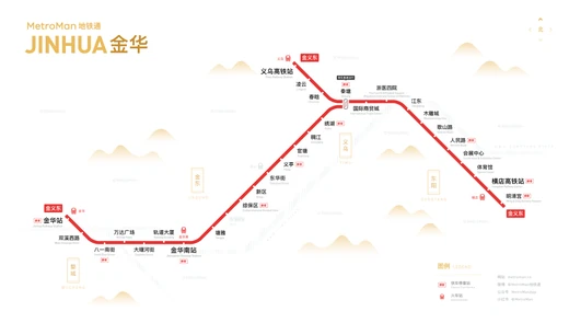 金华地铁线路图