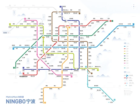 宁波地铁线路图