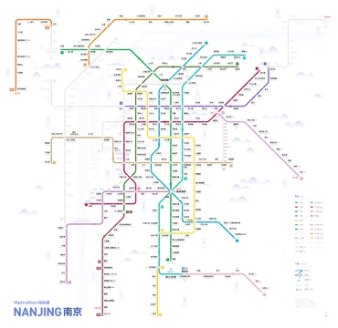 南京 滁州 馬鞍山地下鉄路線図