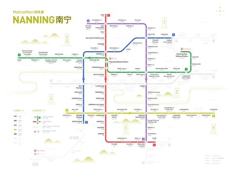 Nanning Metro Map