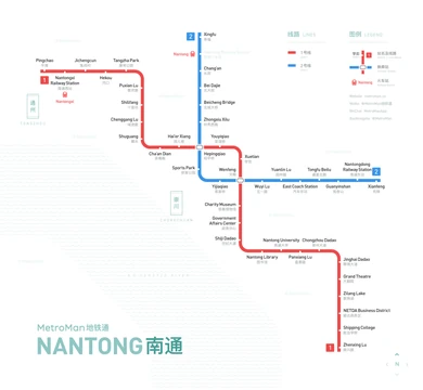 Nantong Metro Map