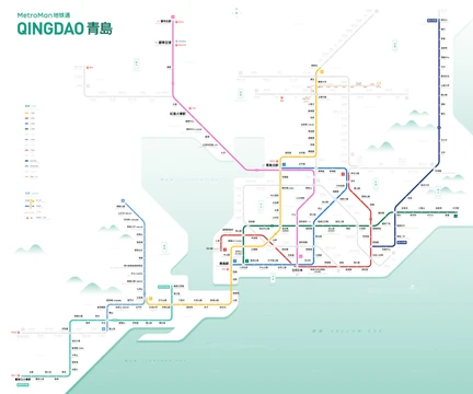 青島地下鉄路線図