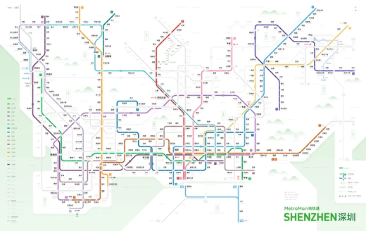 深圳地铁线路图
