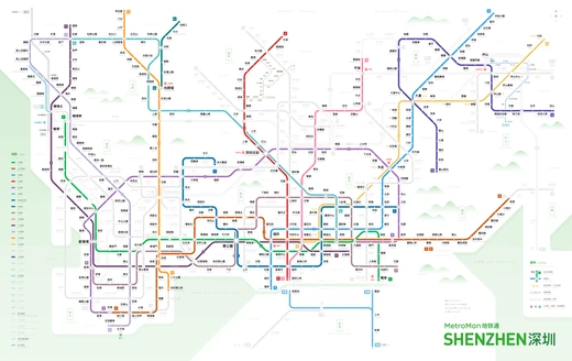 深圳地鐵路綫圖