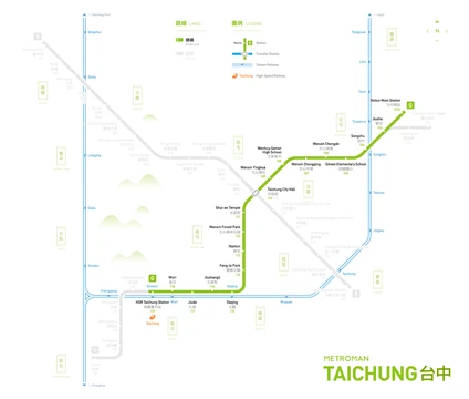 Taichung Metro Map