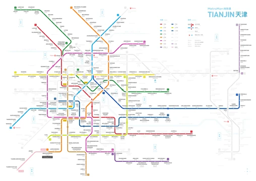 Tianjin Metro Map