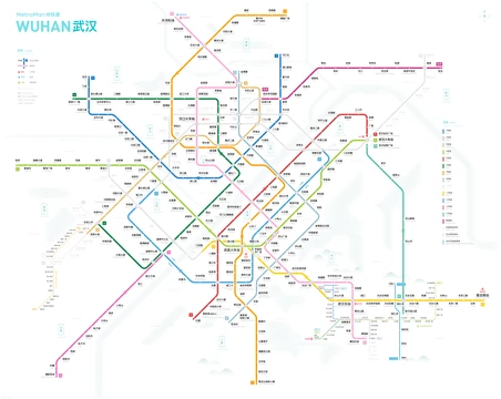 武汉地铁线路图