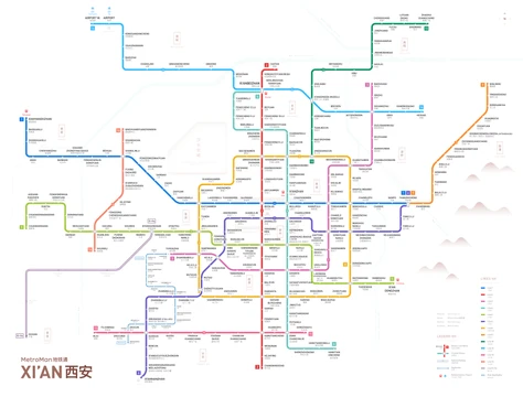 Xi'an Metro Map