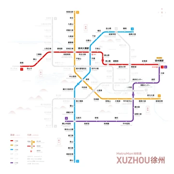徐州地下鉄路線図