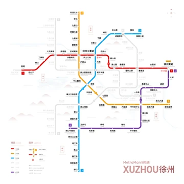 徐州地鐵路綫圖